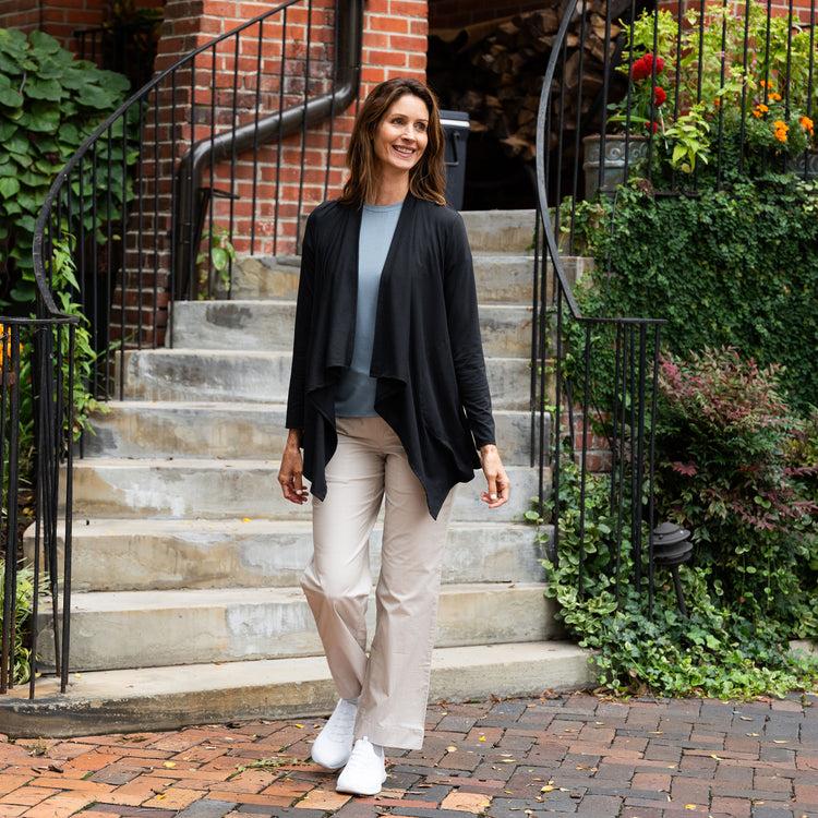 scottevest Nicole Cardigan Black