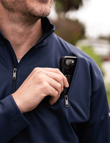Scottevest Qzip Performance Pullover Black