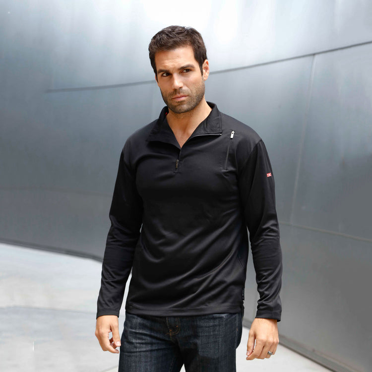 scottevest Qzip Performance Pullover Black