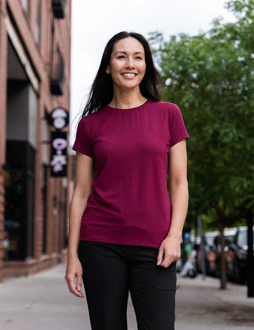 Scottevest Traci Travel Tee Ash
