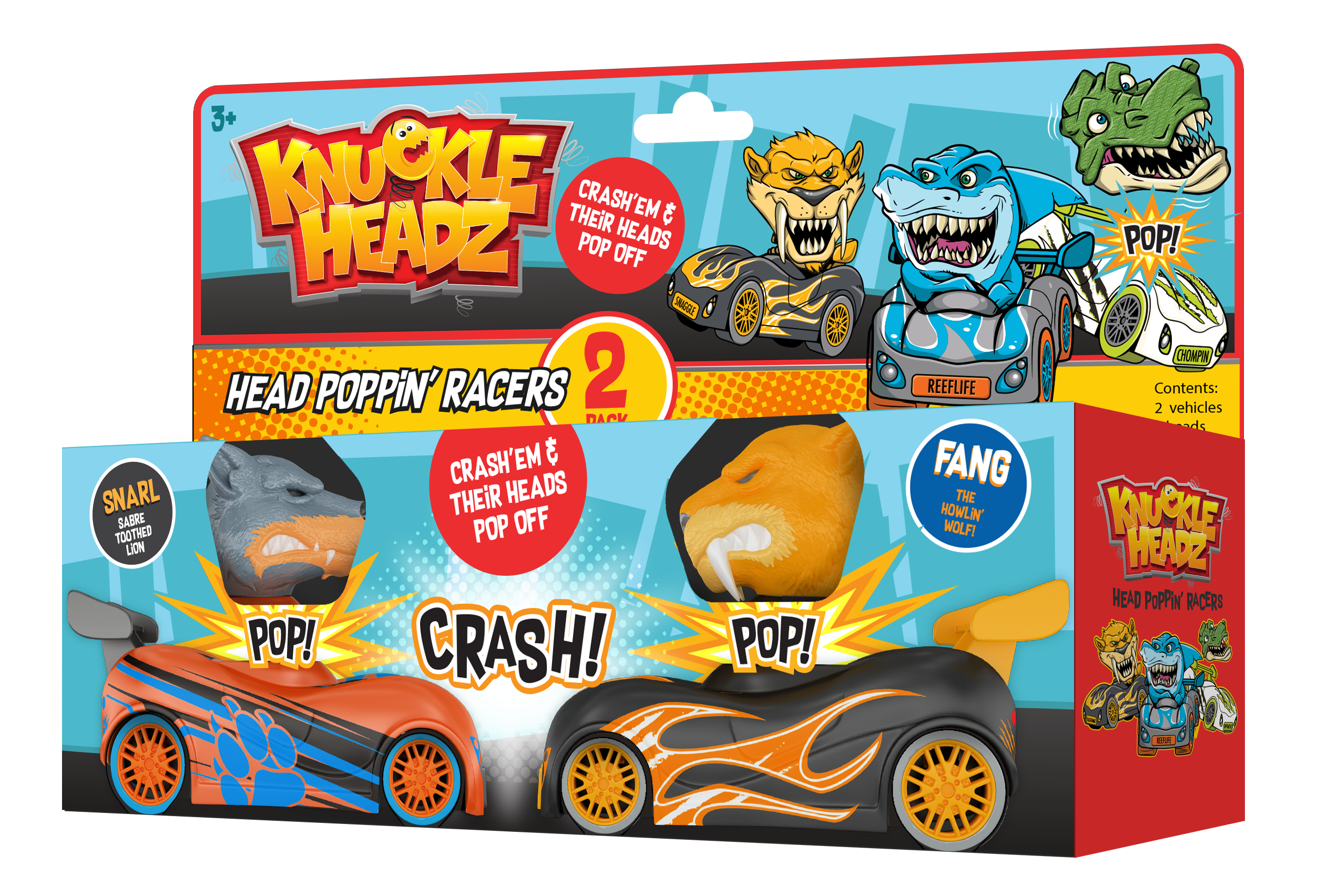 sd toys Knuckle-Headz Saber Tooth vs Wolf