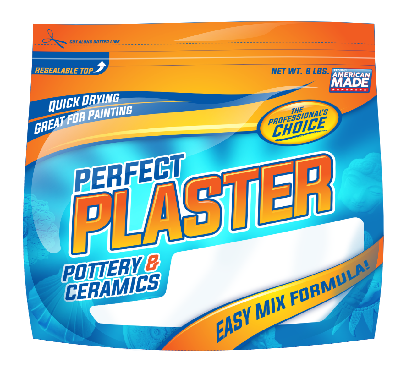 sd toys Perfect Plaster Casting Material - 8 lbs Bag