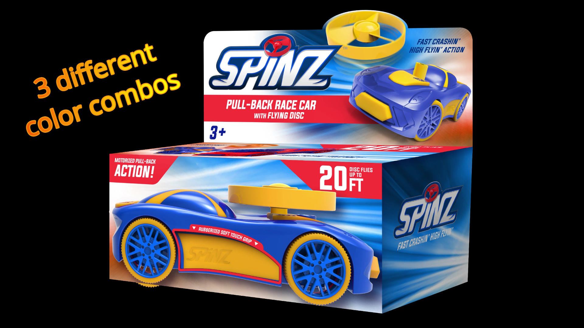 Sd Toys Spinz Two Pack Blue/Orange And Blue/Green