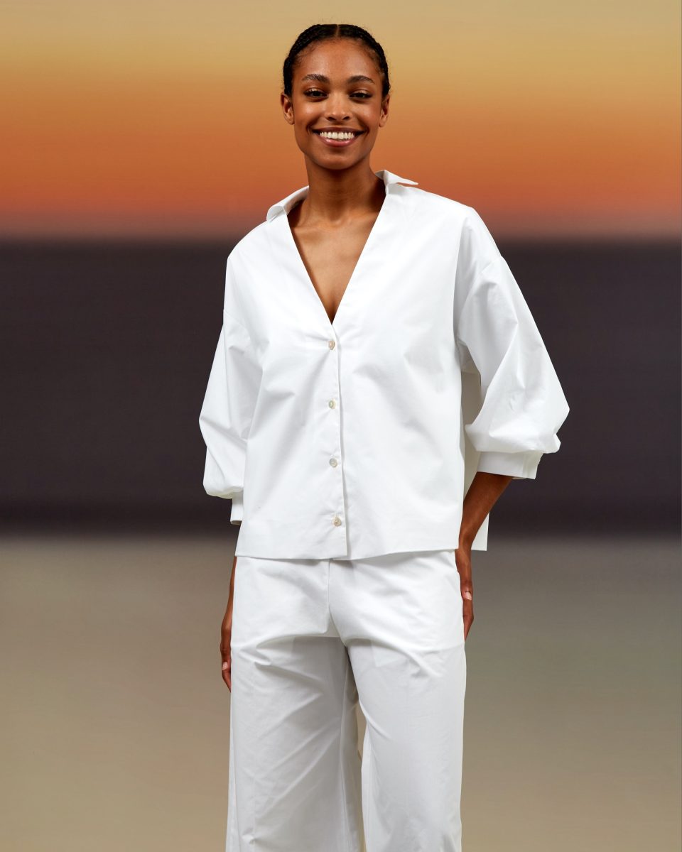 Banyan Top Poplin - Sea Me Happy