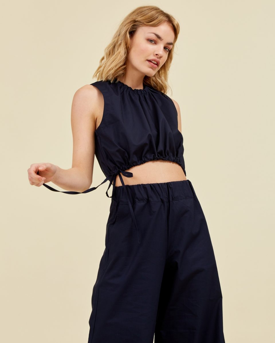 Emilia Top Poplin - Sea Me Happy