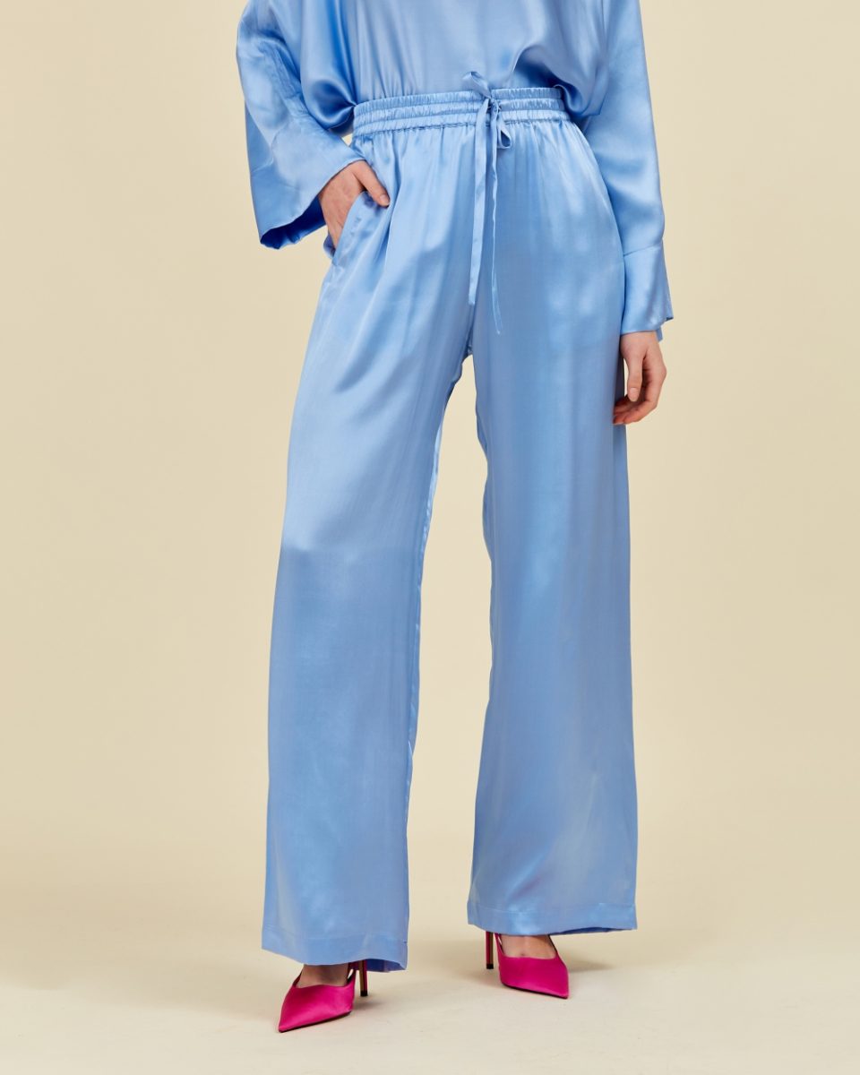 Eva Pants Silk - Sea Me Happy