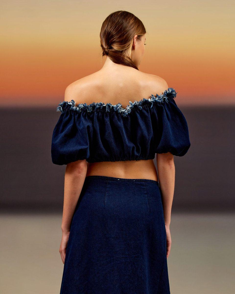 Ezmé Top Denim - Sea Me Happy