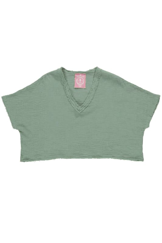 Fiji Top summer blouse with raffles many happy colours - Sea Me Happy