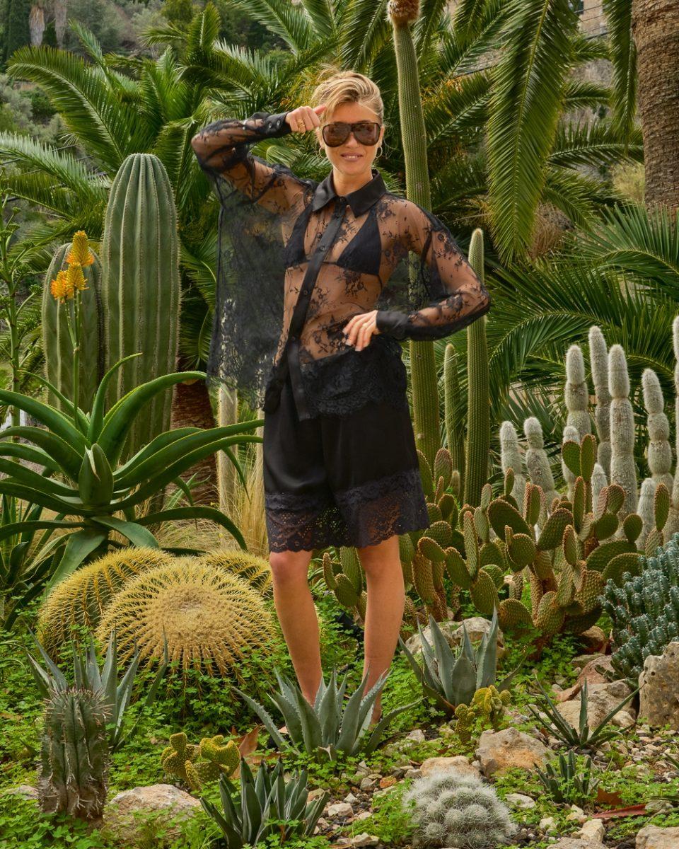 Harvey Shirt Satin & Lace - Sea Me Happy