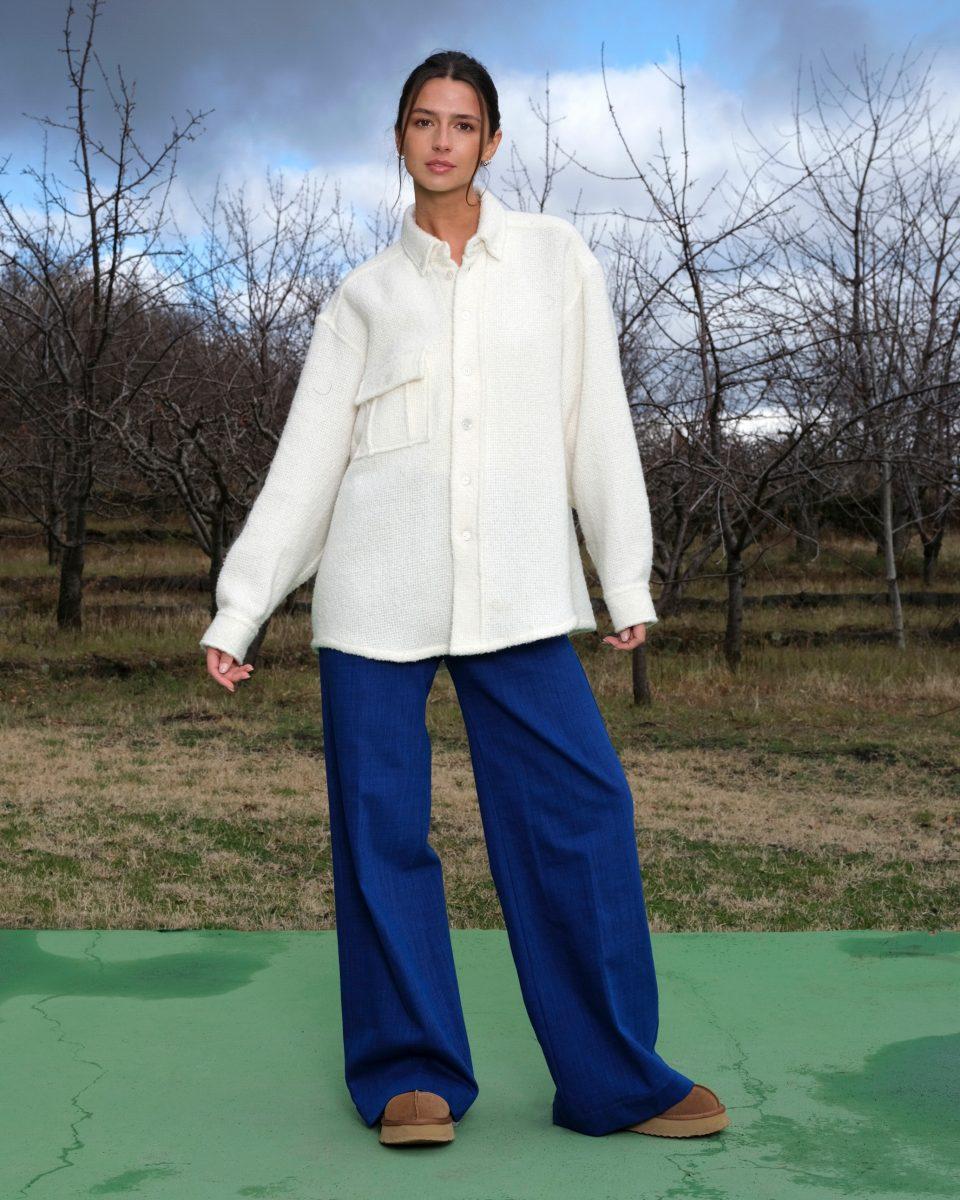 Jackson Shirt Wool Uni - Sea Me Happy