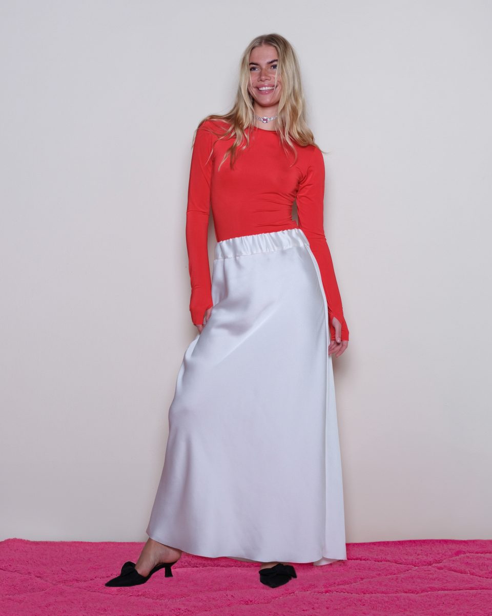 Jude Skirt Satin - Sea Me Happy