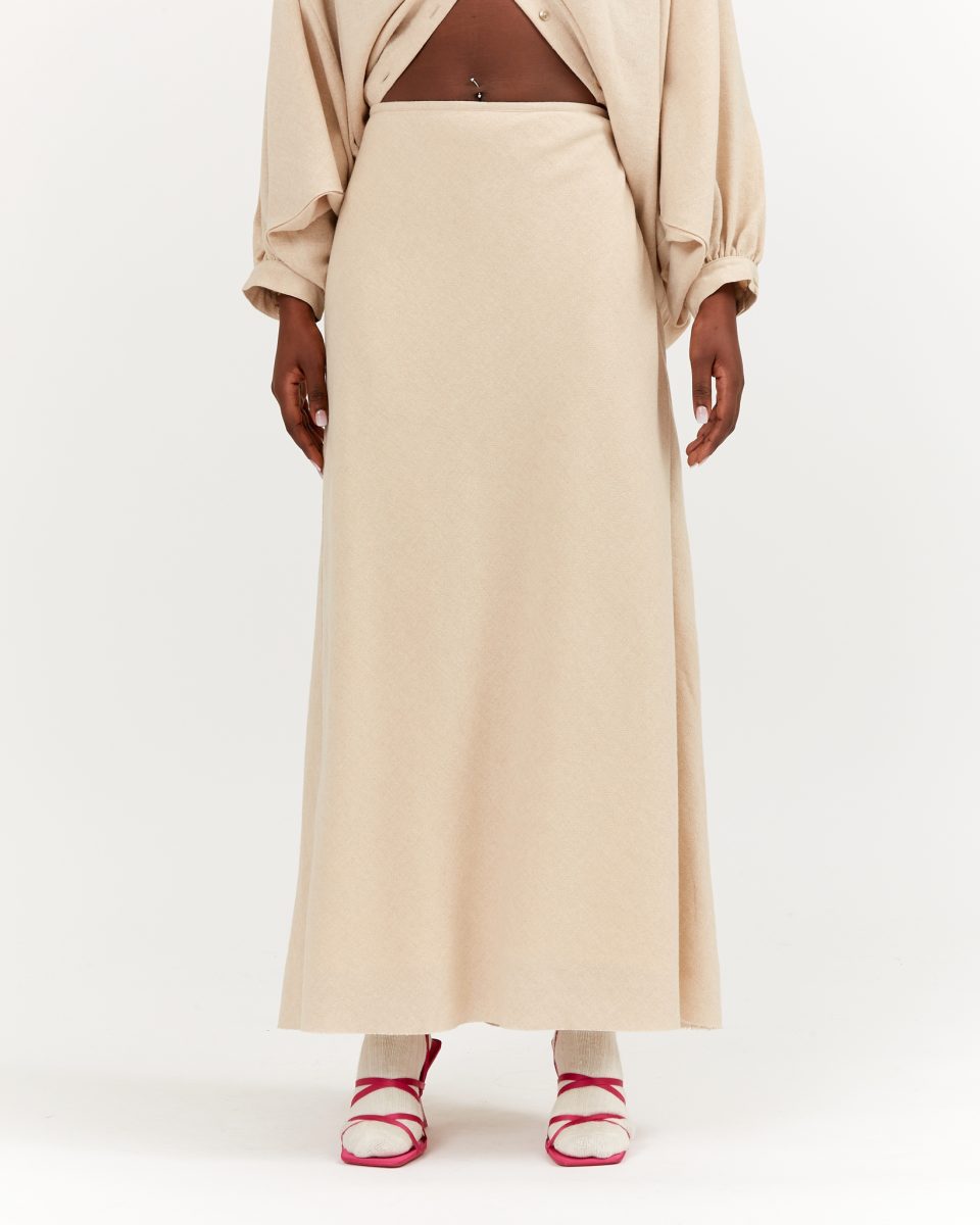 June Skirt Soft Wool Uni - Sea Me Happy