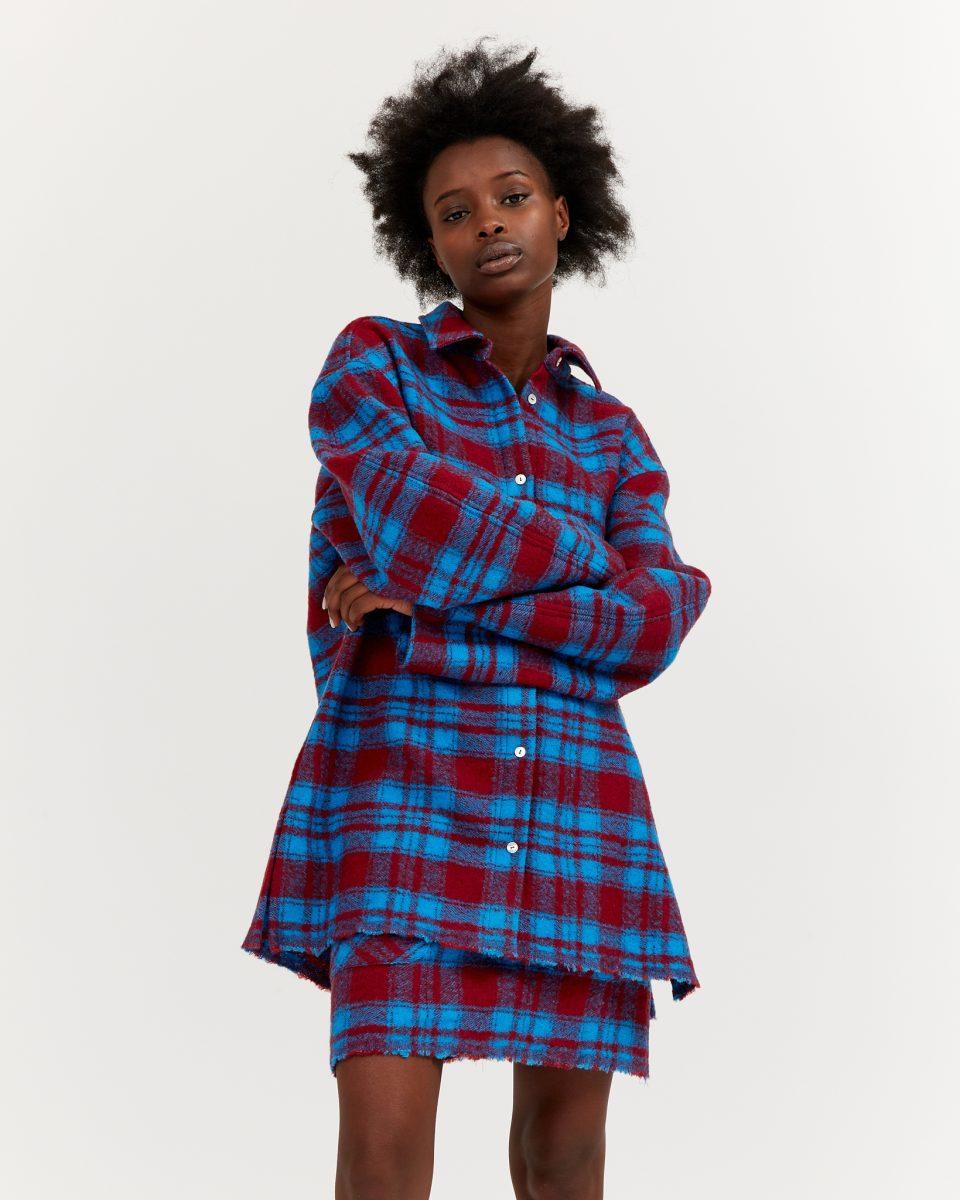 Mimi Skirt Boiled Wool - Sea Me Happy