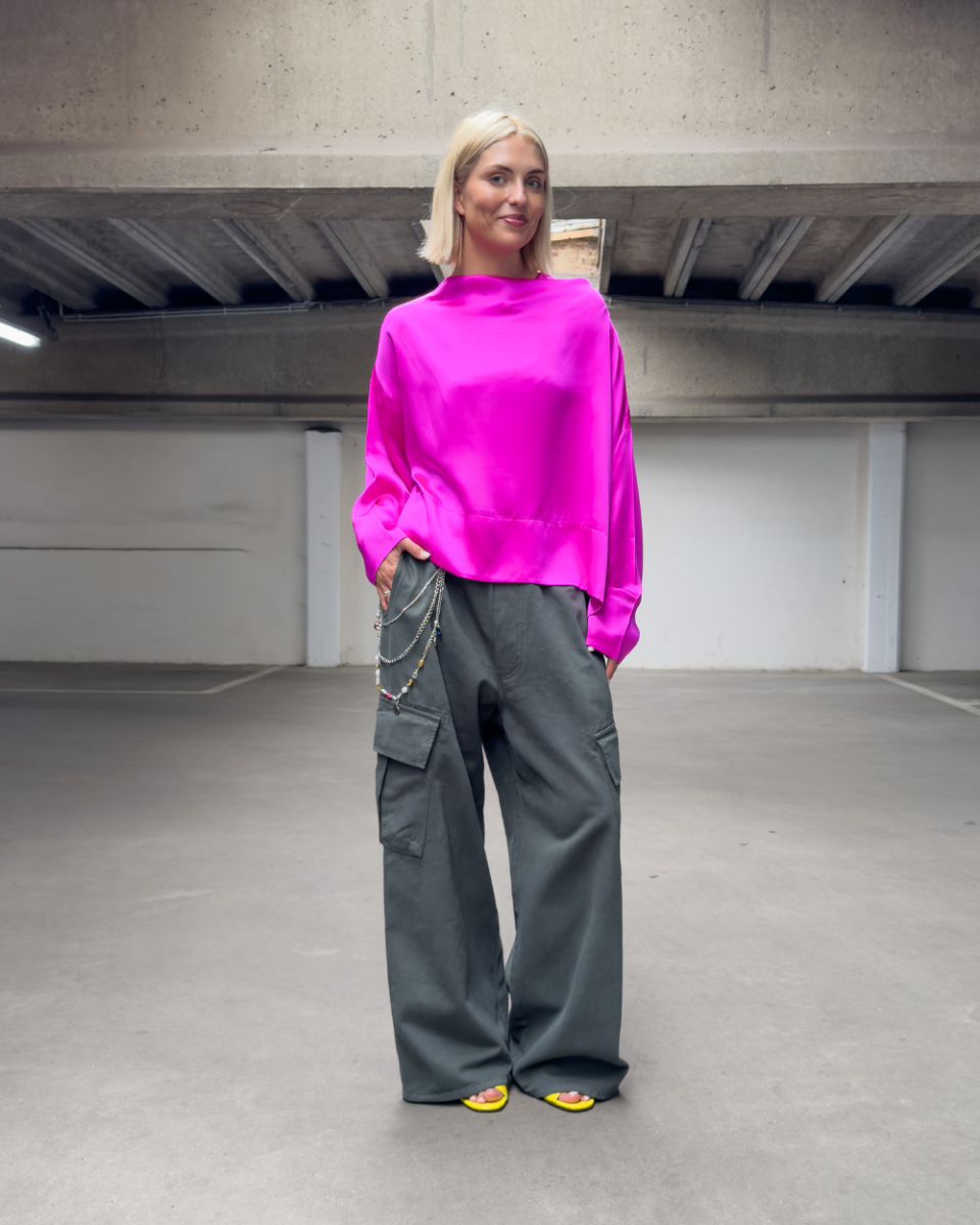 Miso Top Longsleeve Silk - Sea Me Happy