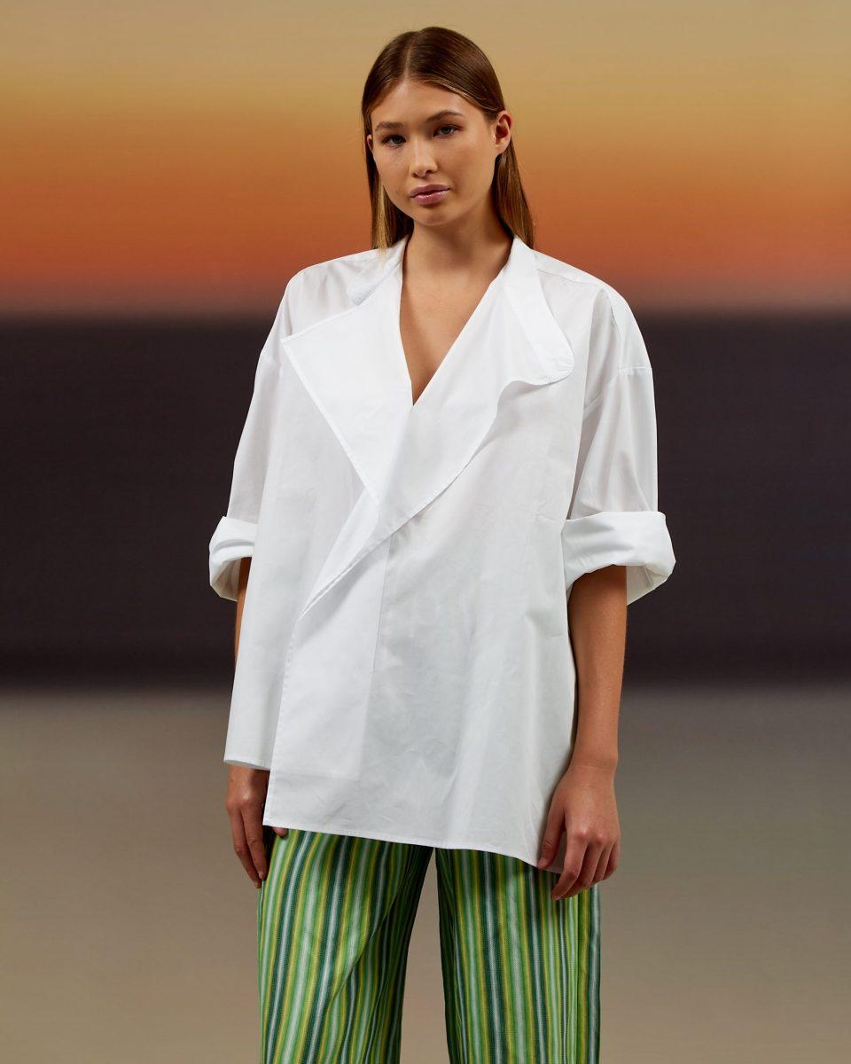 Penelope Shirt Poplin - Sea Me Happy