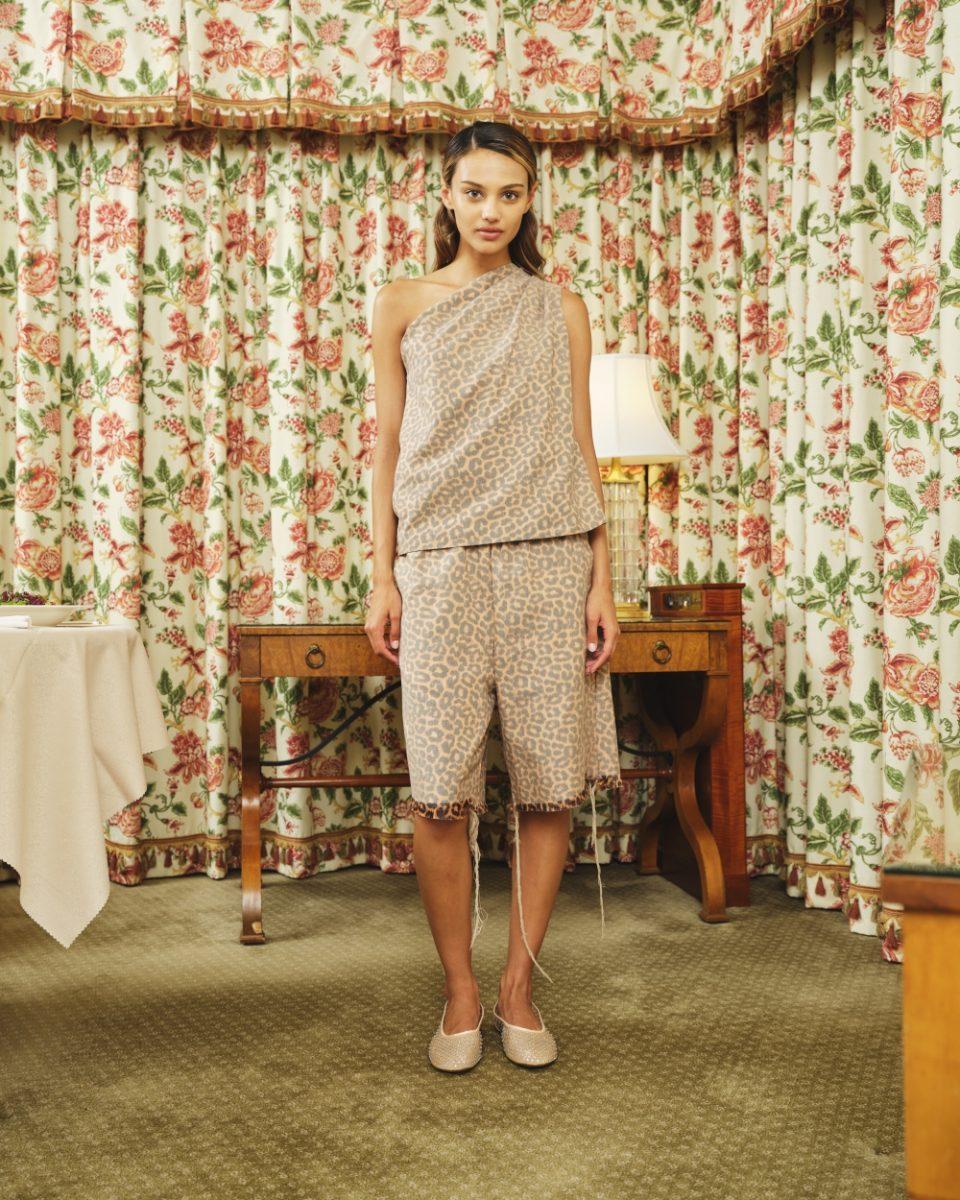 Peyton Shorts Leopard - Sea Me Happy