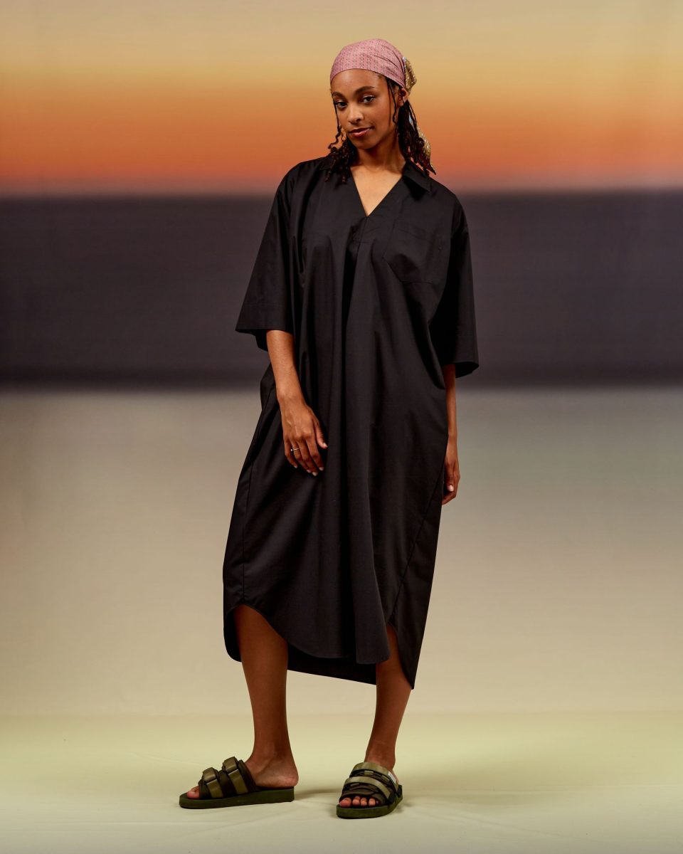 Robbie Dress Poplin - Sea Me Happy