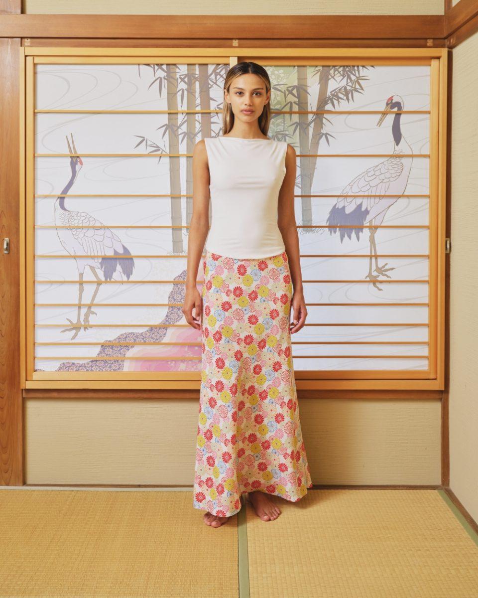 Scarlett Skirt Flowers - Sea Me Happy