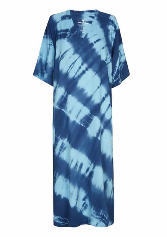 Sea Me Happy Ocean Breeze dress tie dye. Handmade in Belgium