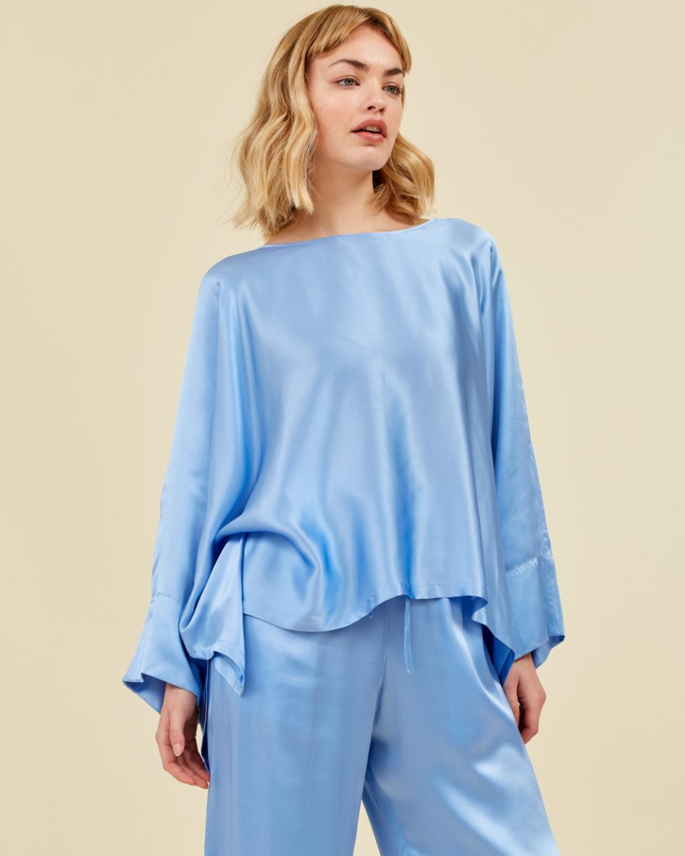 Soraya Top Silk - Sea Me Happy