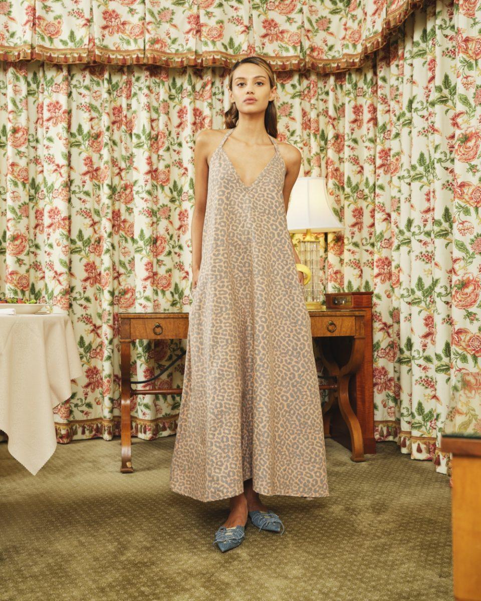 Zahara Dress Long Leopard - Sea Me Happy