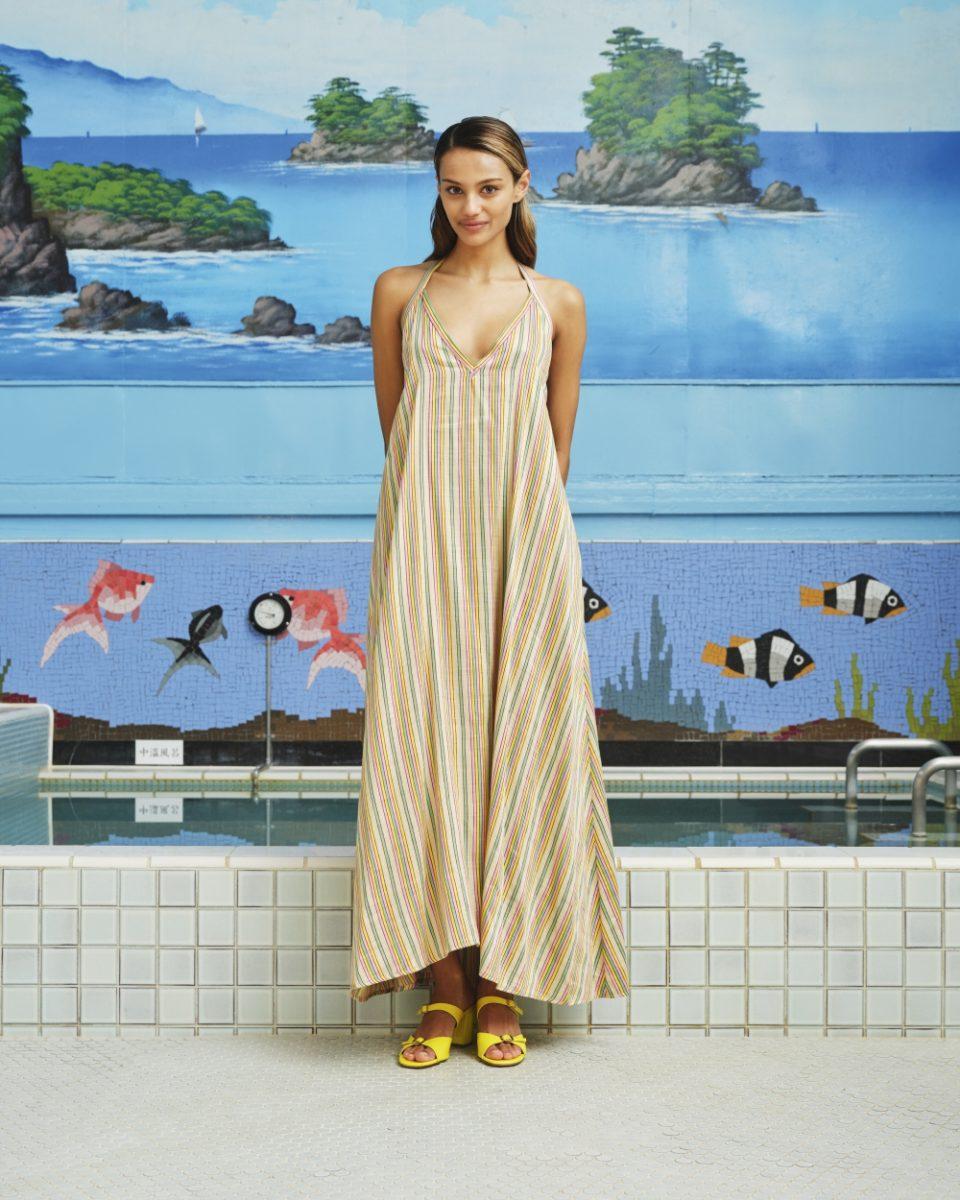 Zahara Dress Long Multicolor - Sea Me Happy