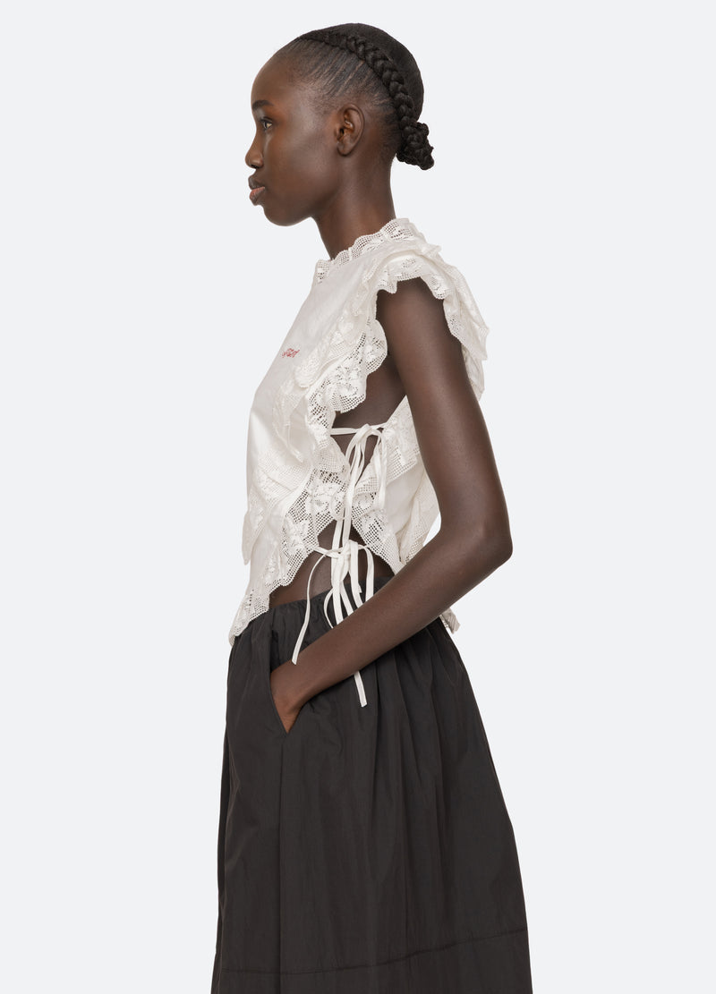 sea New York Abilene Top White