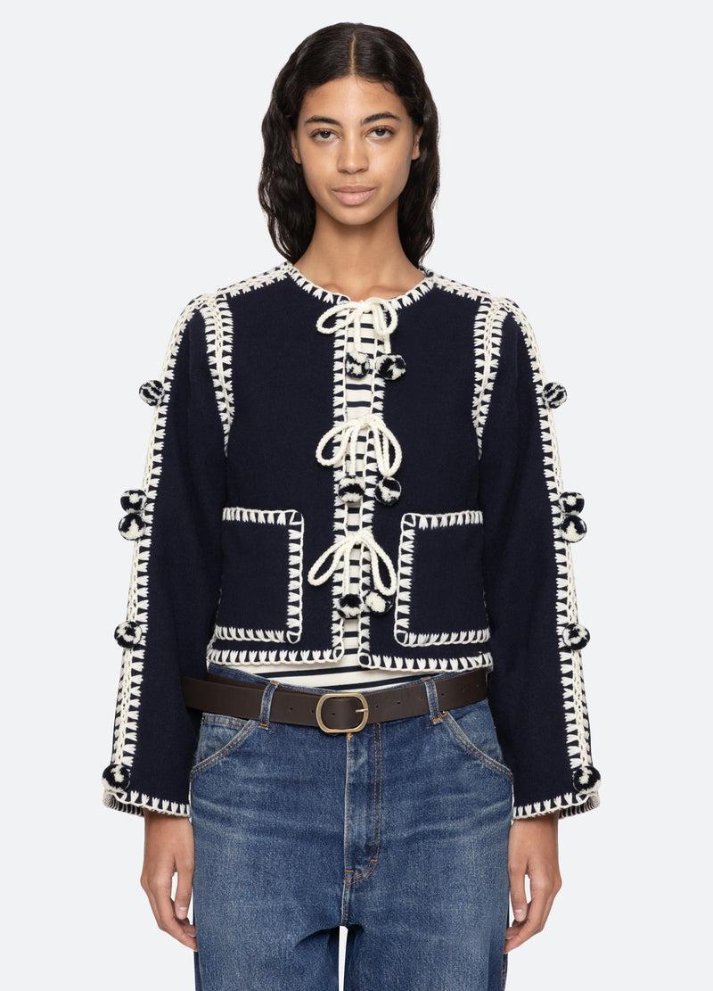 sea new york Addison Jacket Navy