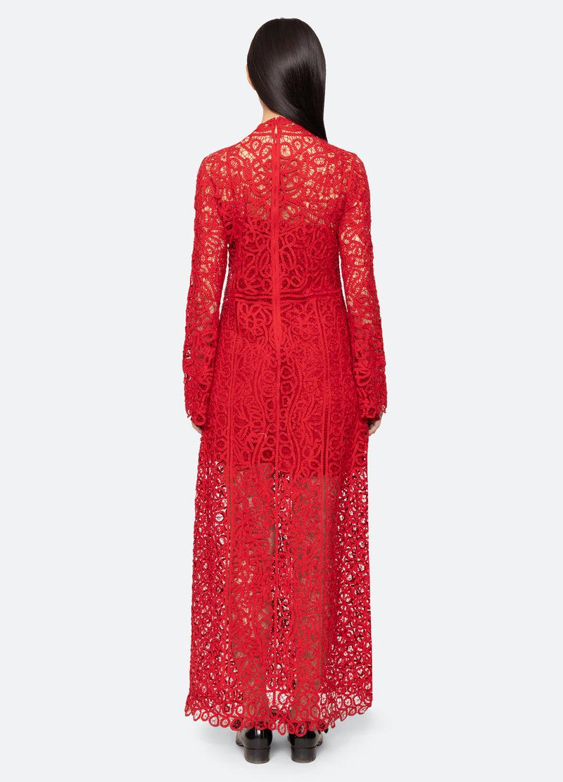 Sea New York Adelina Dress Red