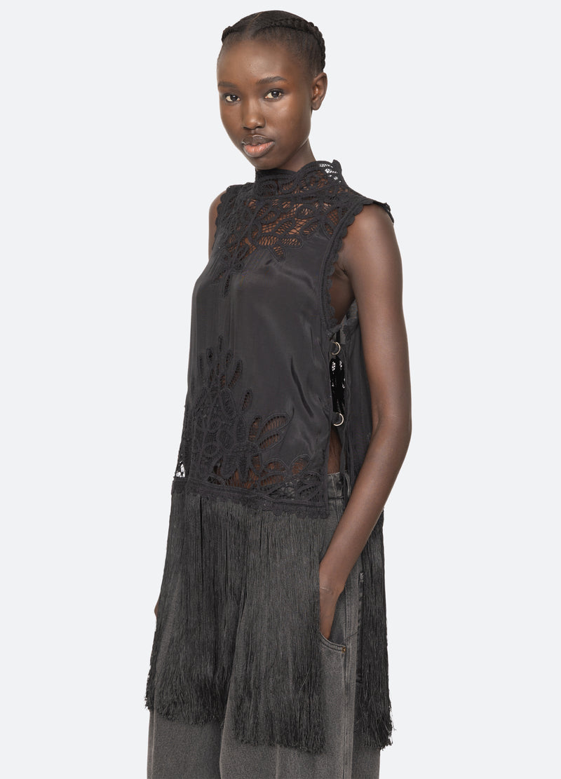 sea new york Adelina Top Black