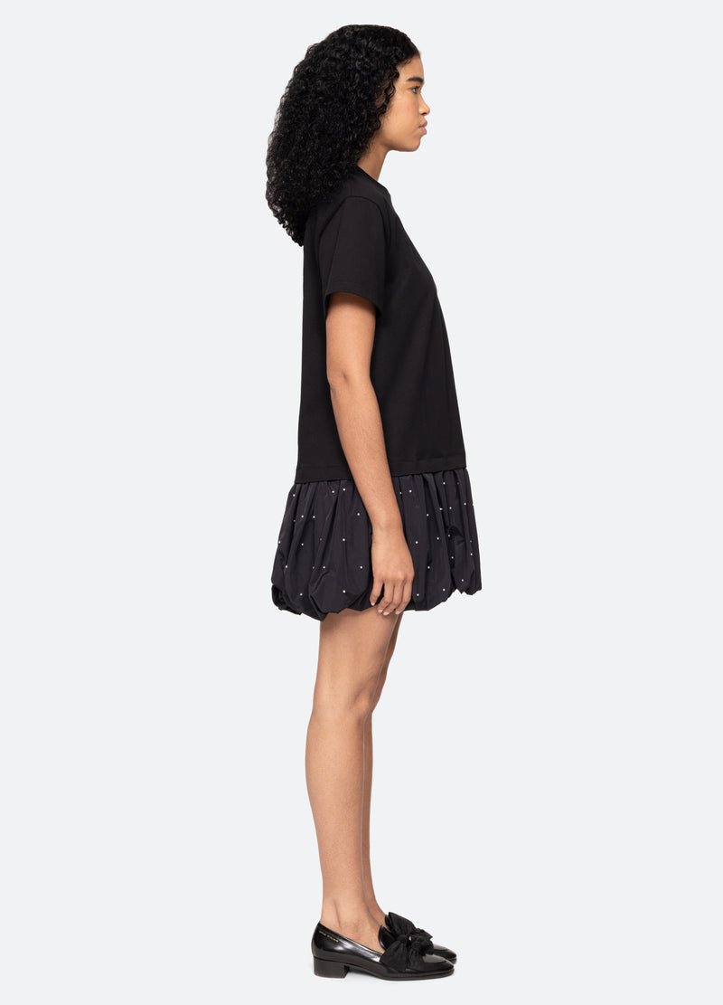 Sea New York Alberta Combo Dress Black