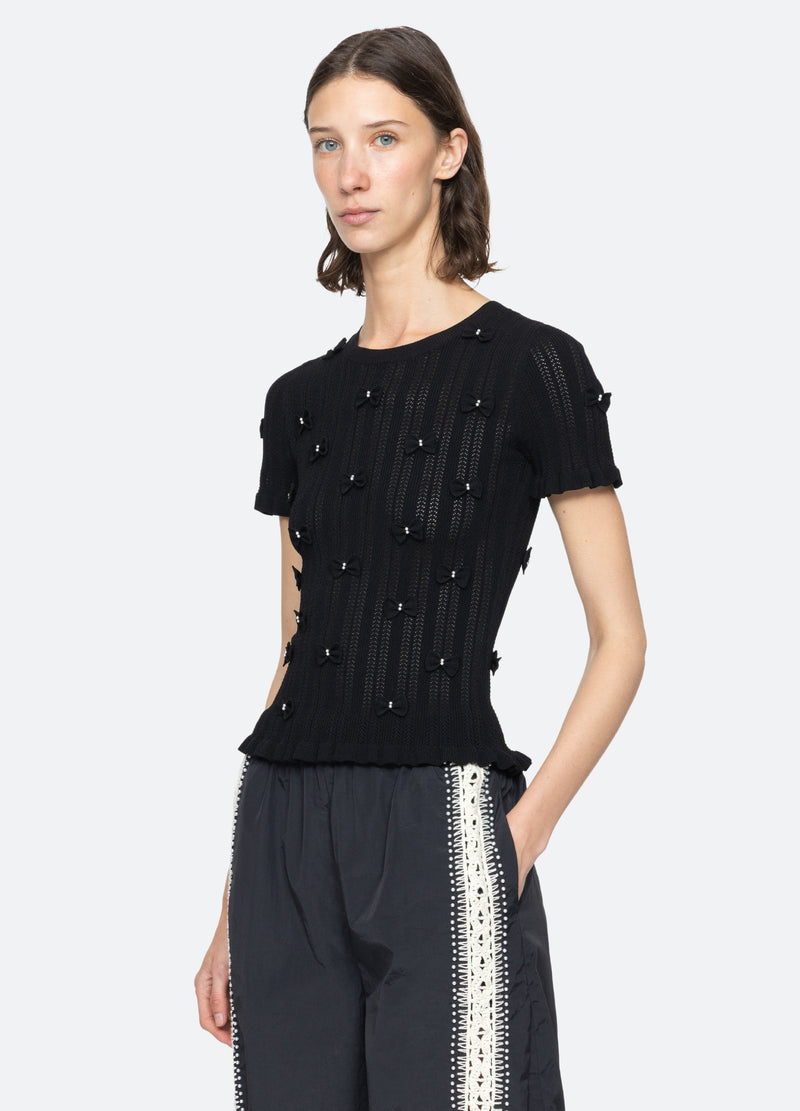 Sea New York Alberta Top Black