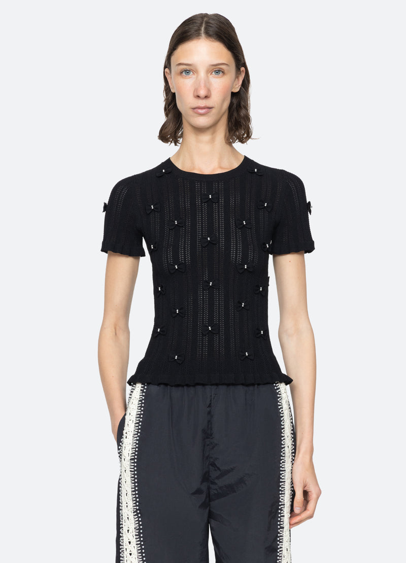 sea new york Alberta Top Black