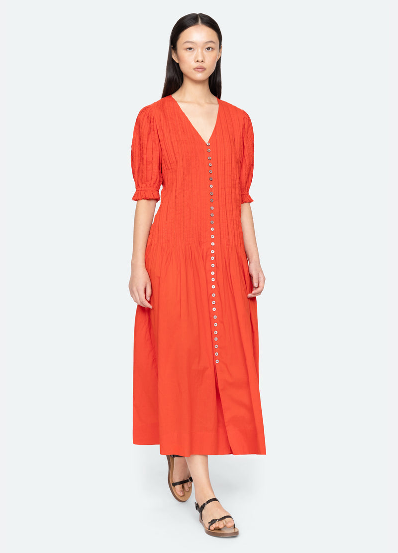 Sea New York Alberte S/S Dress Red