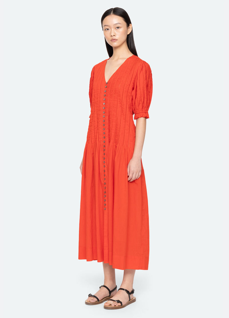 sea new york Alberte S/S Dress Red