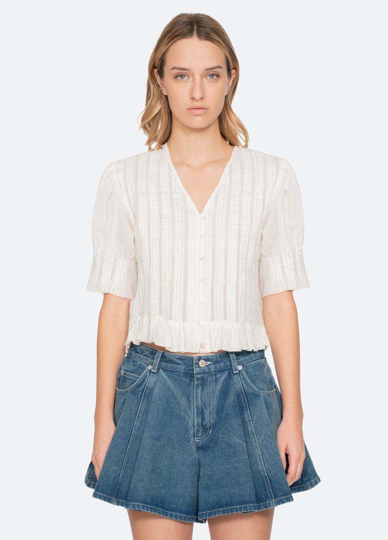 sea new york Alberte Top Yellow