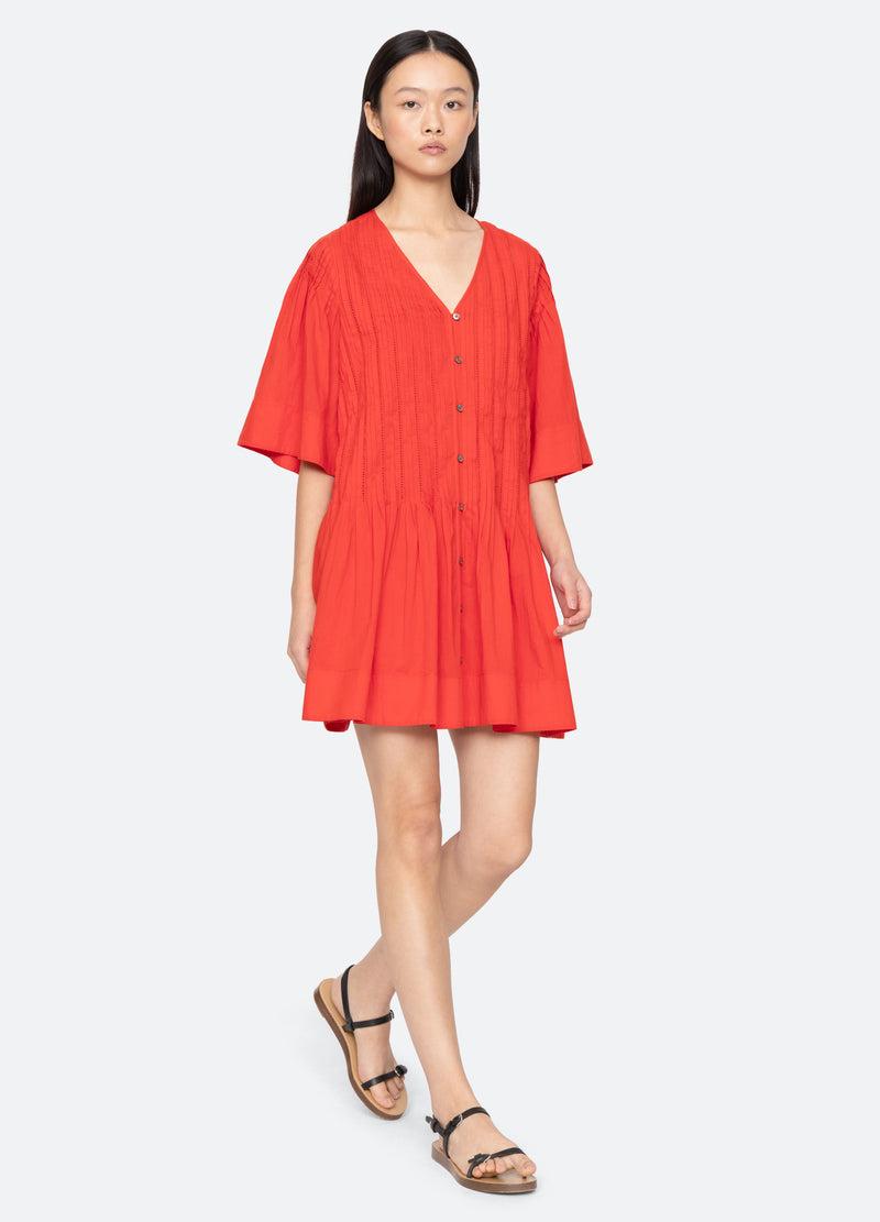 sea new york Alberte Tunic Red