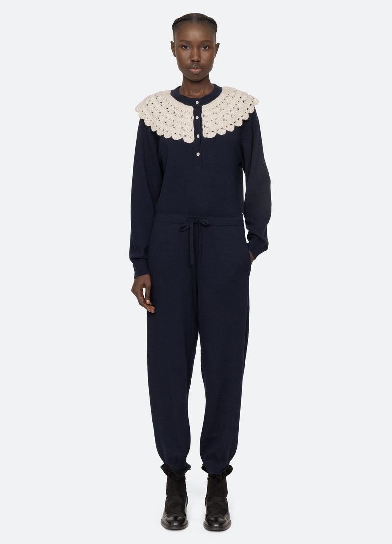 Sea New York Alena Jumpsuit Navy