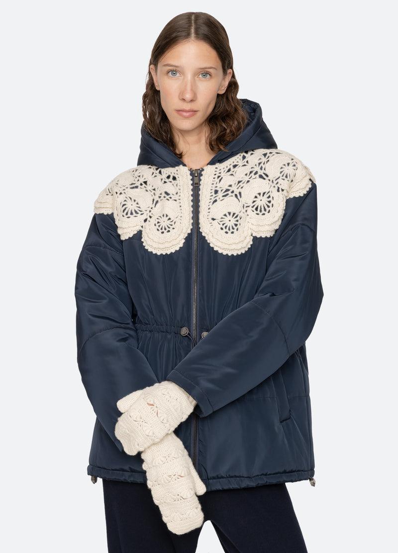 Sea New York Alena Mittens Cream