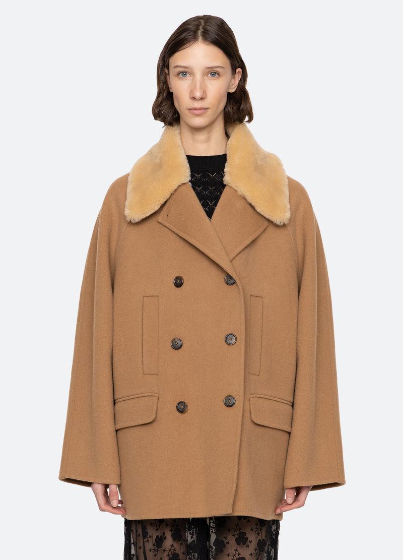 sea new york Astra Peacoat Khaki