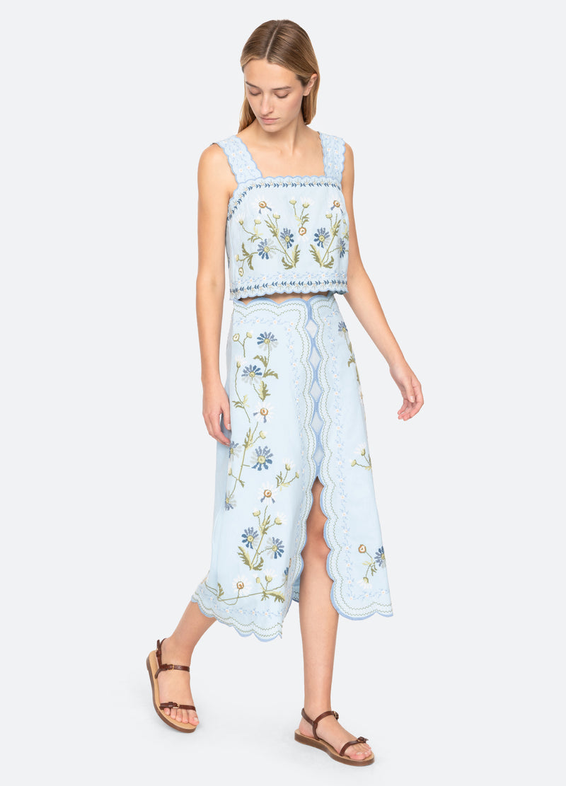 Sea New York Audra Skirt Blue