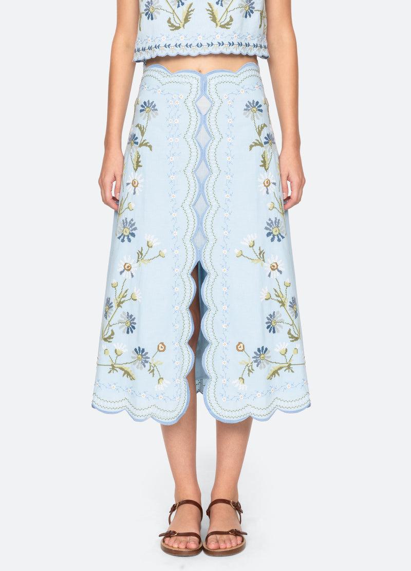 sea new york Audra Skirt Blue