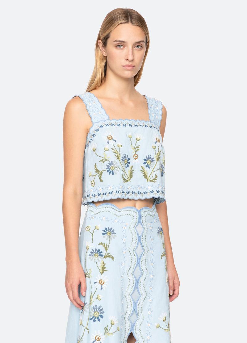 Sea New York Audra Top Blue
