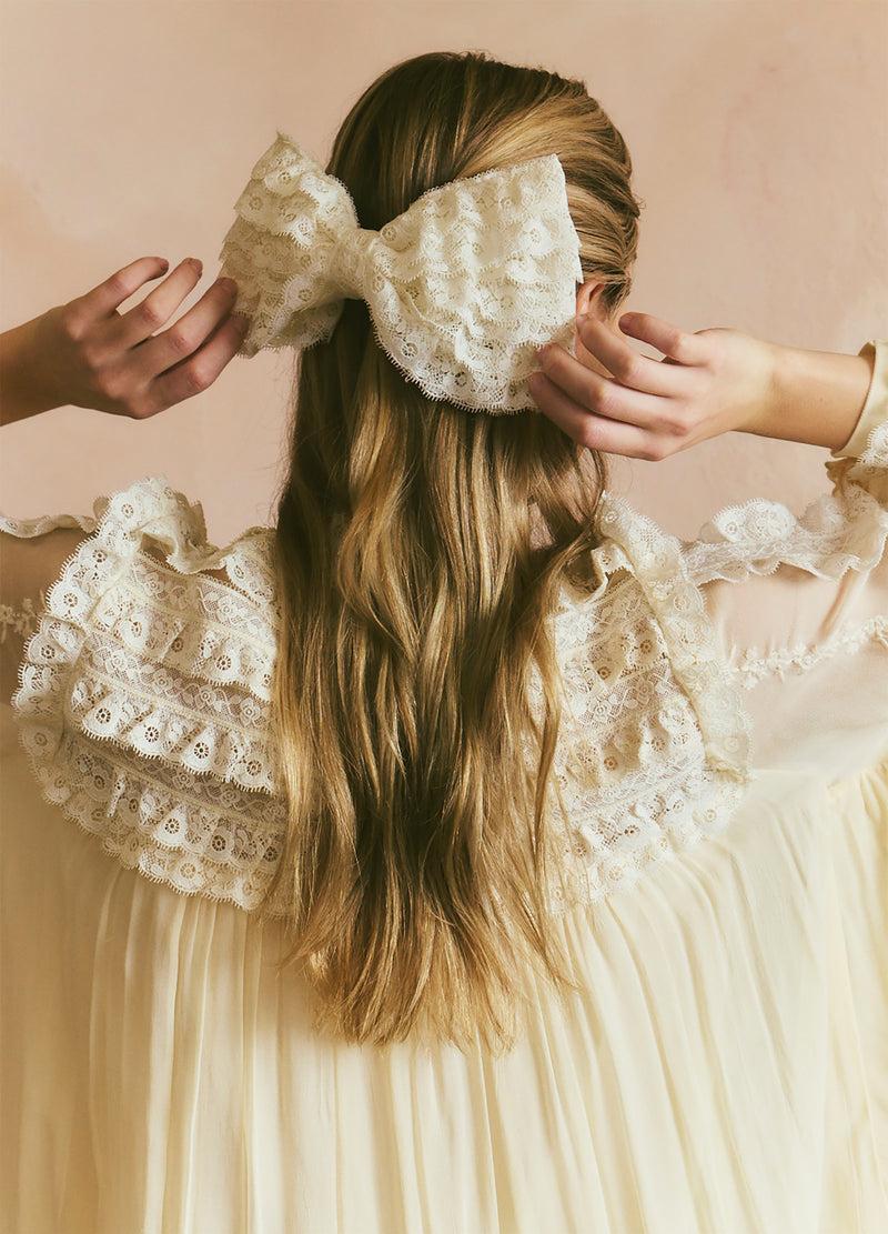 Sea New York Ayda Bow Clip Cream