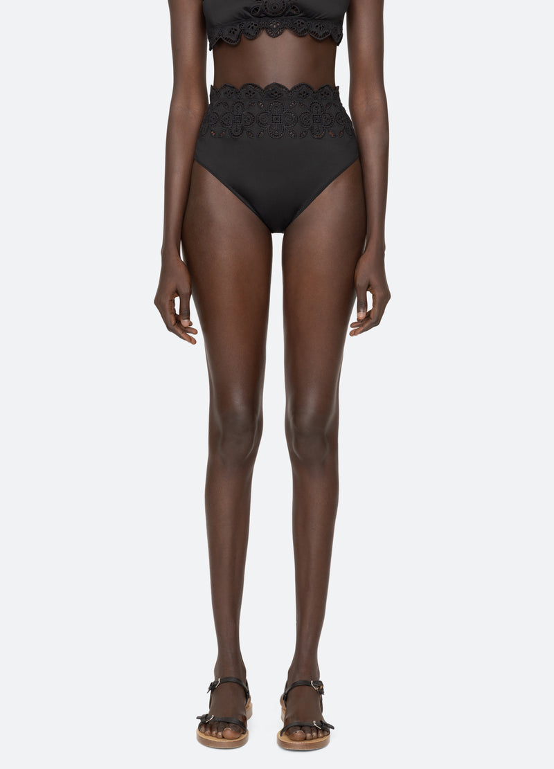 sea new york Babette Bikini Bottom Black