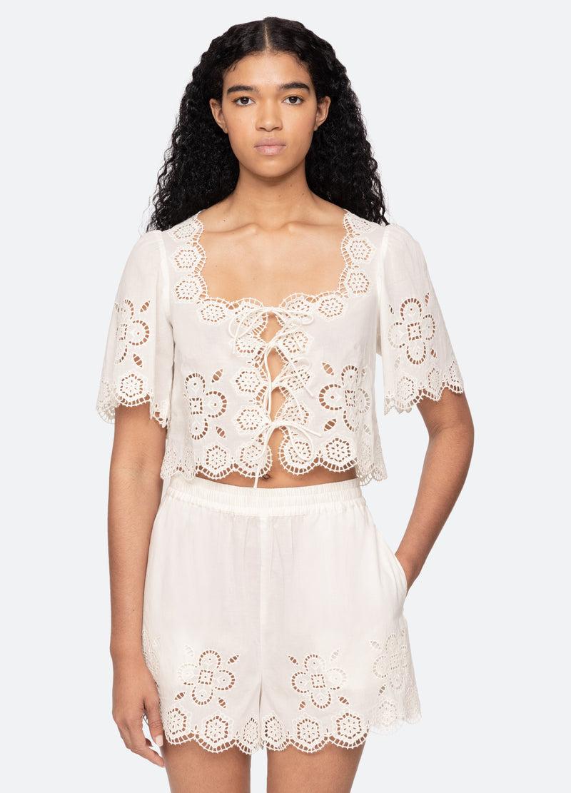 sea new york Babette Top White