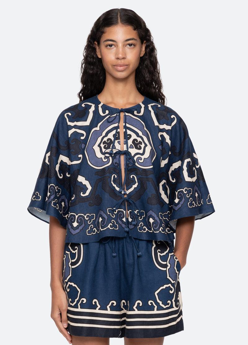 sea new york Blaise Top Navy