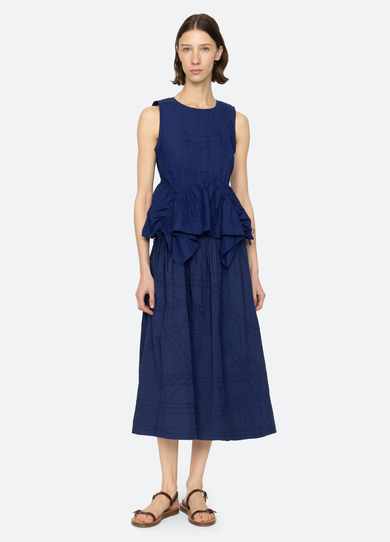 Sea New York Camden Skirt Blueberry