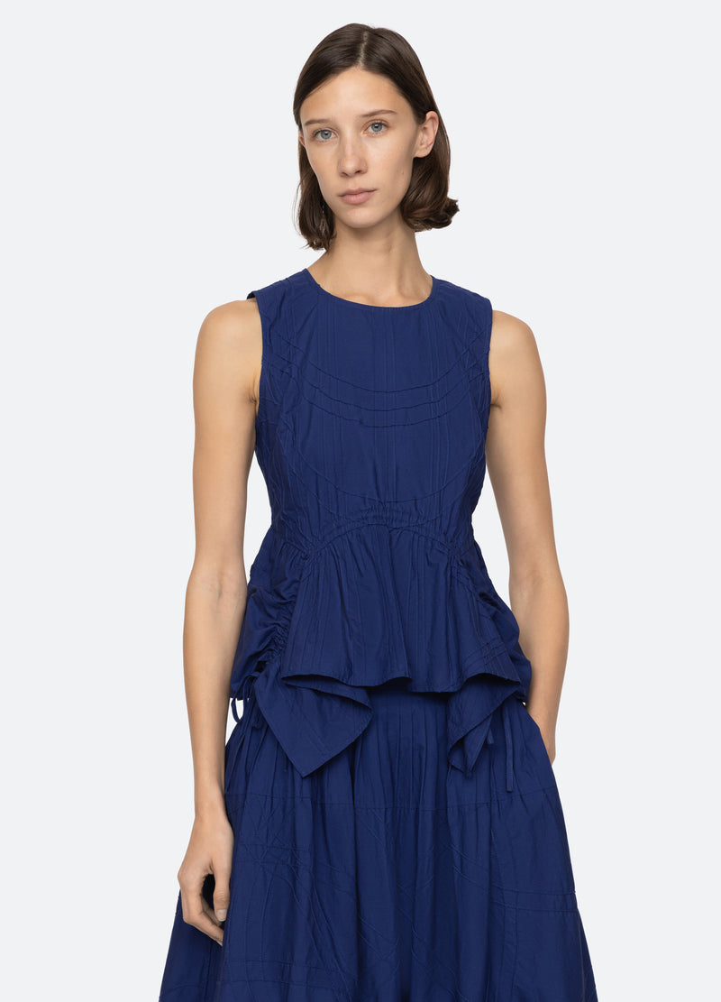 sea new york Camden Top Blueberry