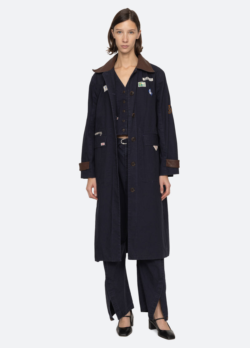 Sea New York Carolyn Coat Navy